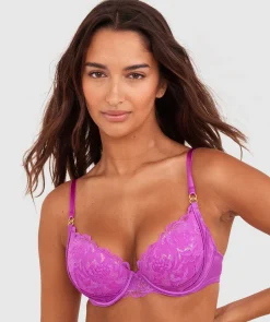 Narelle Lightly Lined Bra - Purple