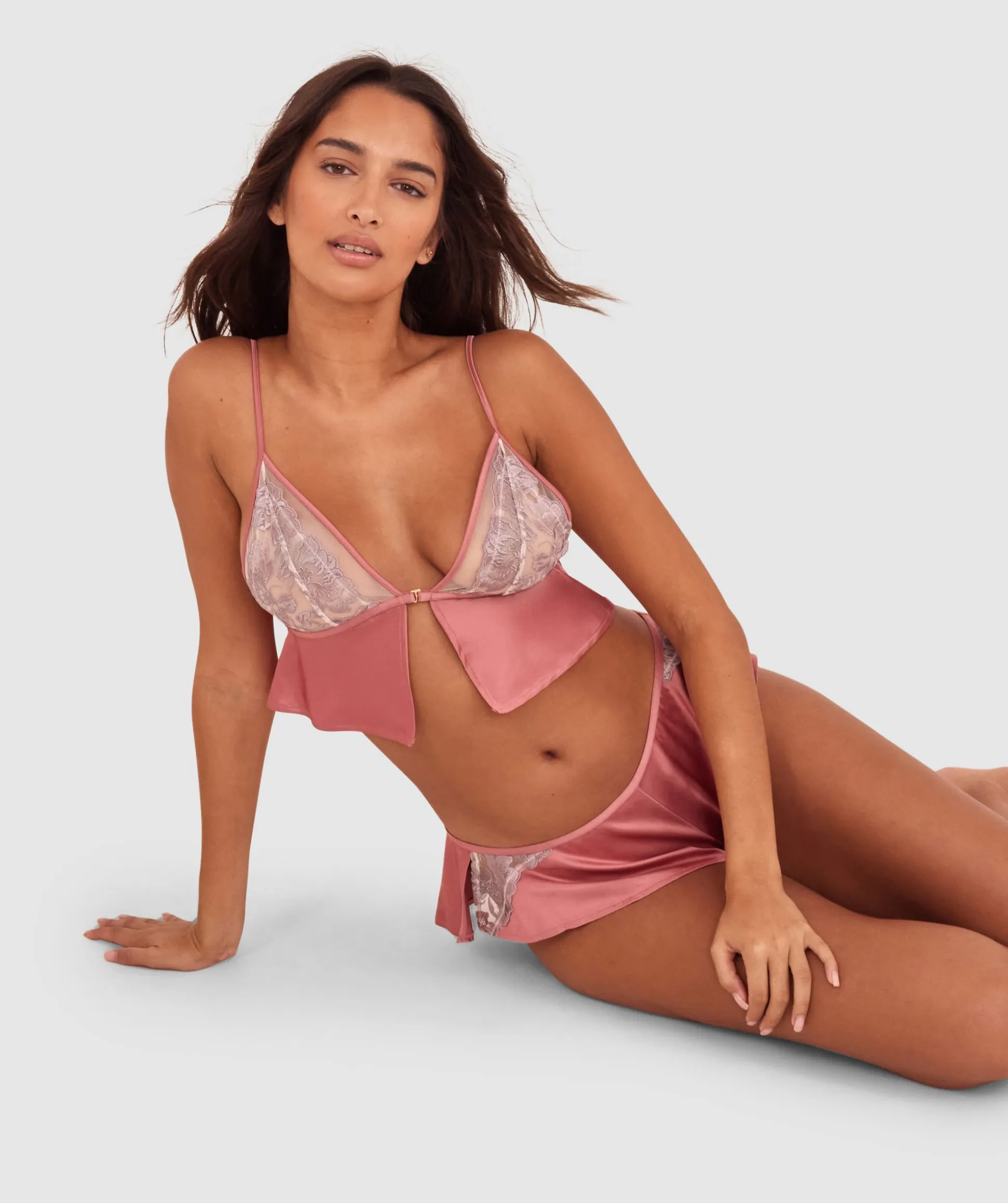 Night Games Bare All Cami - Rose/Lilac