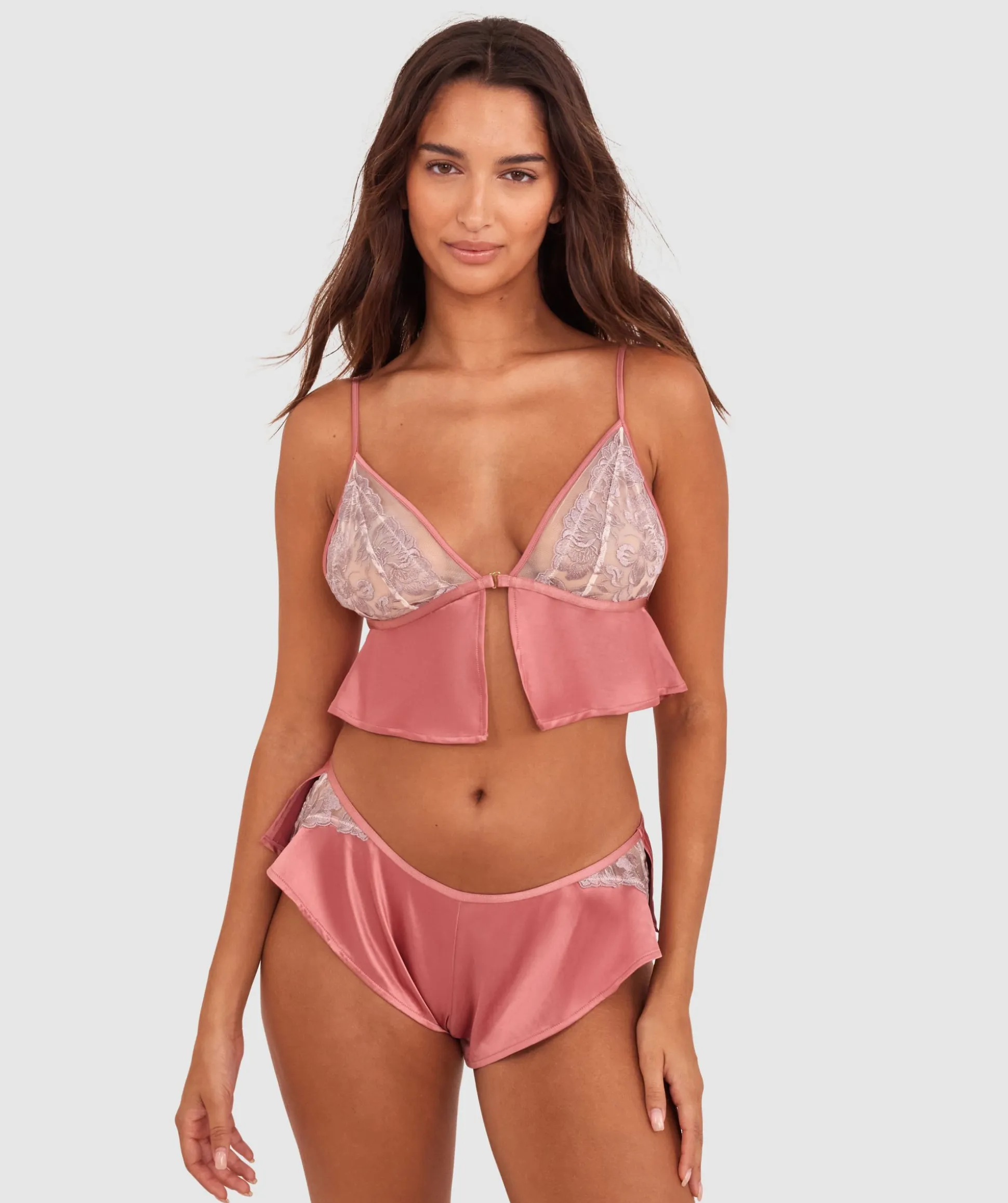 Night Games Bare All Cami - Rose/Lilac
