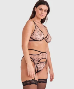 Night Games Fainthearted Suspender - Black
