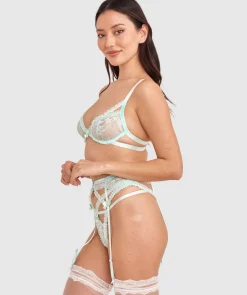 Night Games Forever Yours Suspender - Mint Green