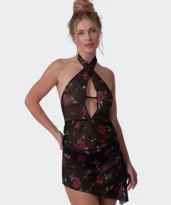 Night Games Lust In Bloom Slip - Print Floral