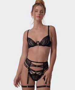 Night Games Spoil Me Suspender-Black