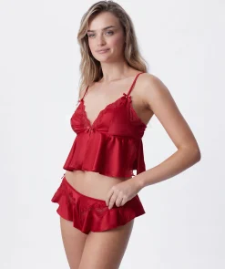 Night Games Summer Crush French Knicker - Red