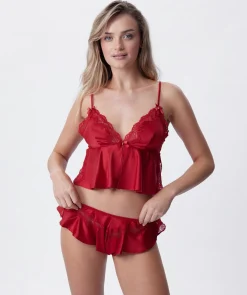 Night Games Summer Crush French Knicker - Red
