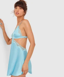 Night Games Summer Crush Slip-Light Blue
