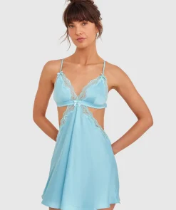 Night Games Summer Crush Slip-Light Blue