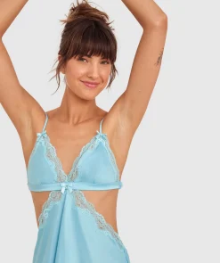 Night Games Summer Crush Slip-Light Blue
