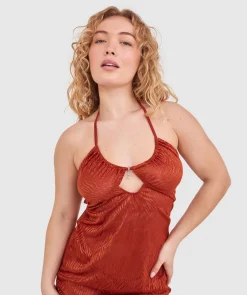 Night Games Wild Delight Slip - Rust