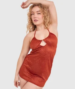 Night Games Wild Delight Slip - Rust