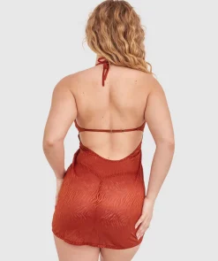 Night Games Wild Delight Slip - Rust
