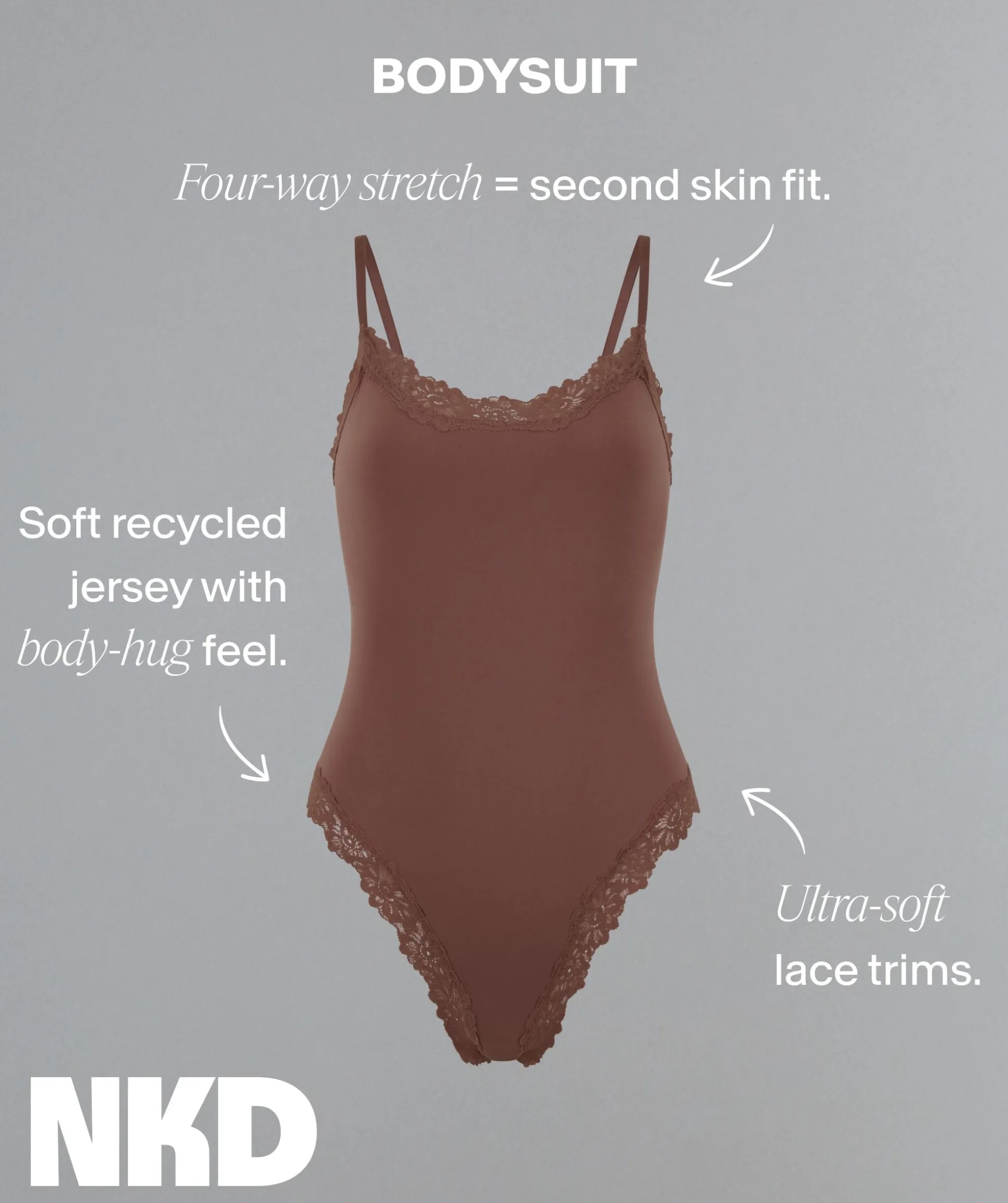 NKD Bodysuit - Black
