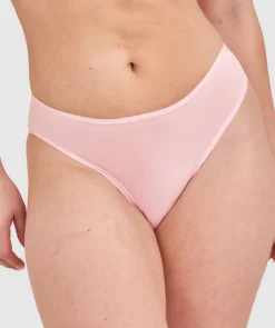 NKD High Leg Brazilian Knicker - Pink