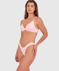 NKD High Leg G String - Pink