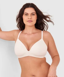 NKD Lightly Lined Wirefree Bra - Ivory