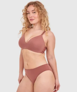 NKD Lightly Lined Wirefree Bra - Mocha