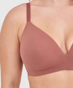 NKD Lightly Lined Wirefree Bra - Mocha
