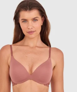 NKD Push Up Wirefree Bra - Mocha