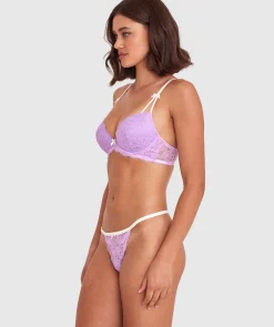 Paloma String - Lilac/Ivory