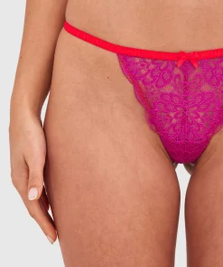 Paloma String-Magenta / Red