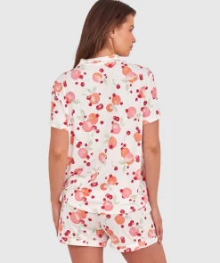 Peachy Cheeks Short Sleeve Top - Print
