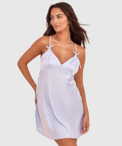 Pippa Short Slip - Light Blue