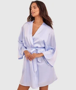 Pippa Short Wrap - Light Blue