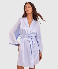 Pippa Short Wrap - Light Blue