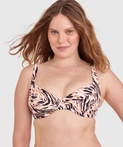 Polly Full Cup Bikini Top - Print