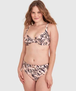 Polly High Waist Bikini Bottom - Print
