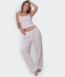 Polly Long Pant-Print Ditsy Floral