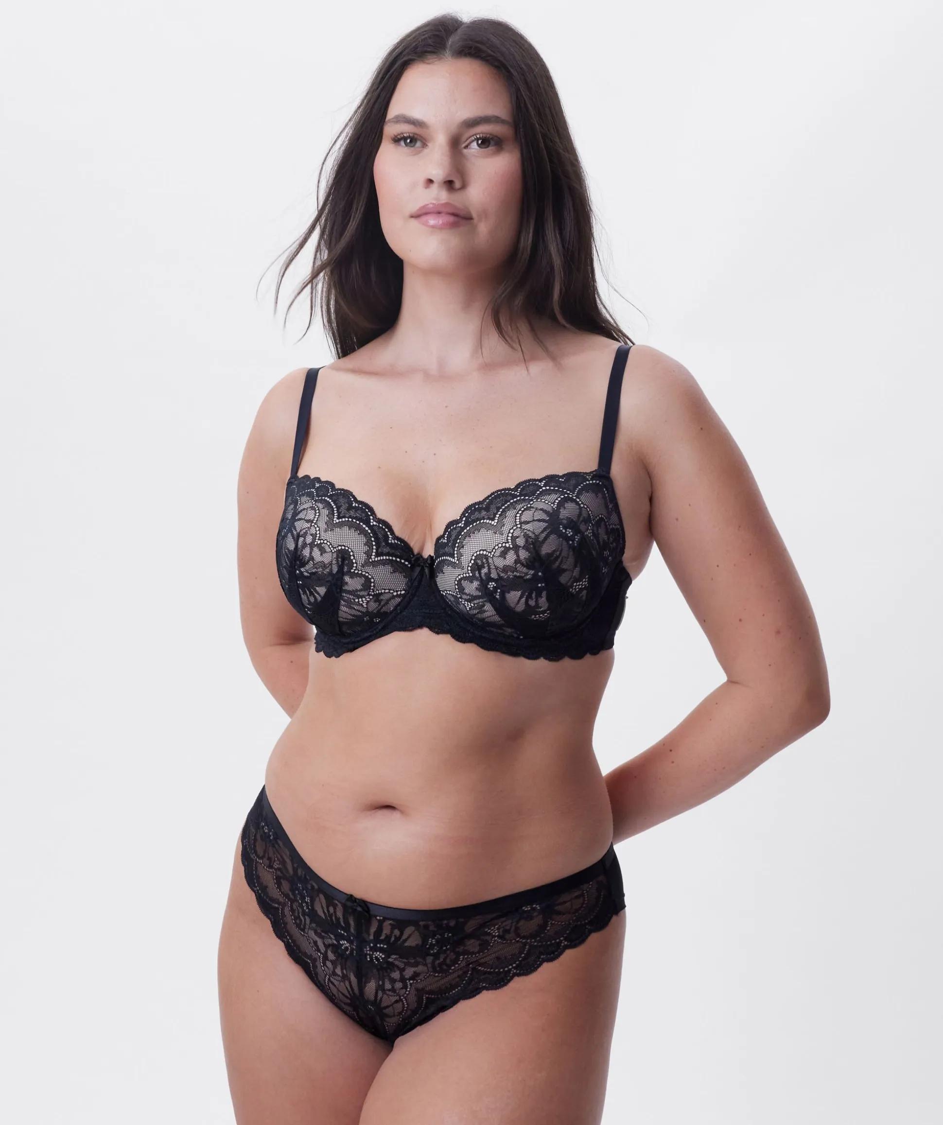 Posie Brazilian Knicker - Black
