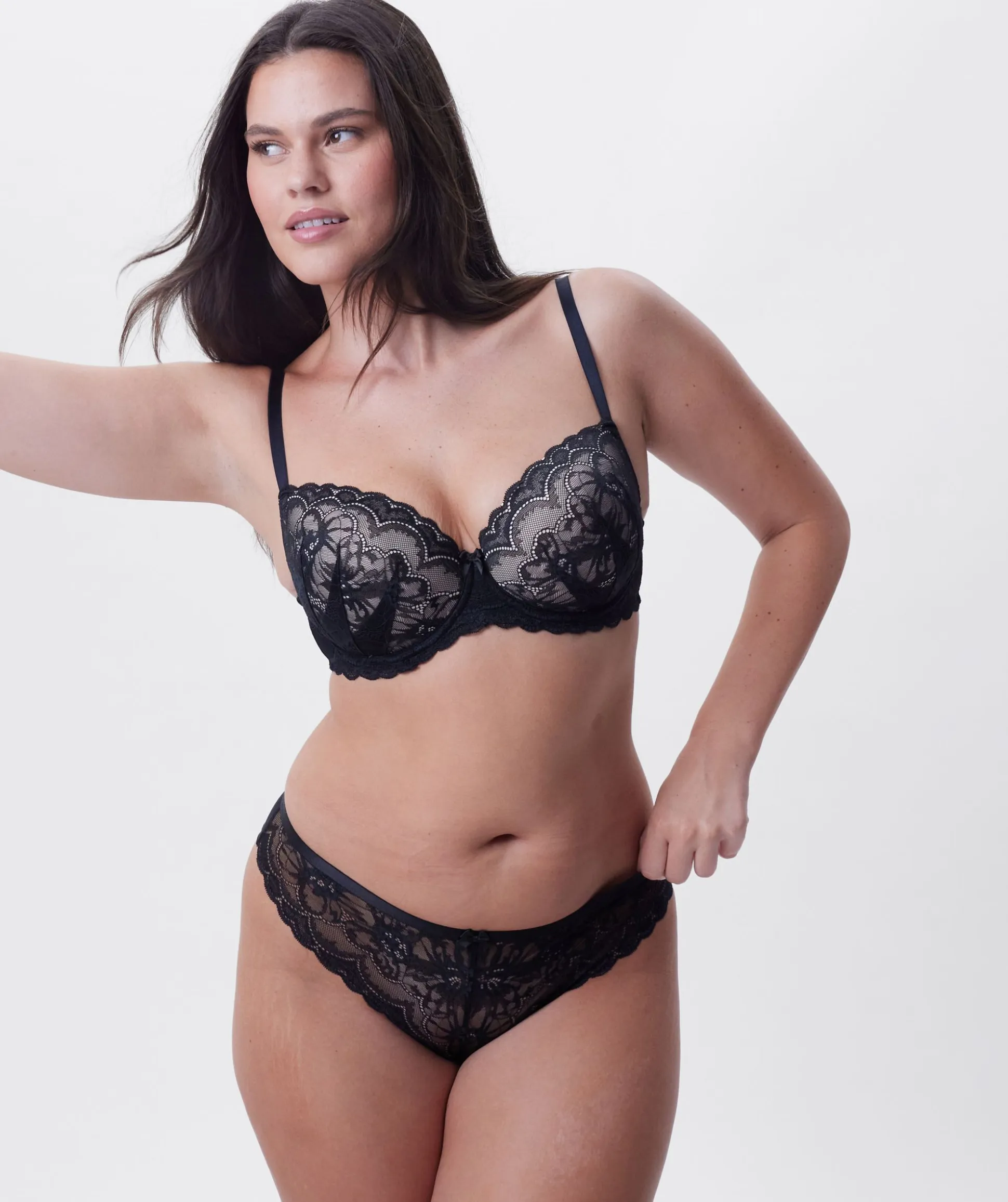 Posie Brazilian Knicker - Black