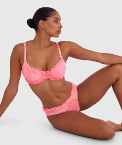 Priscilla Unlined Bra - Pink