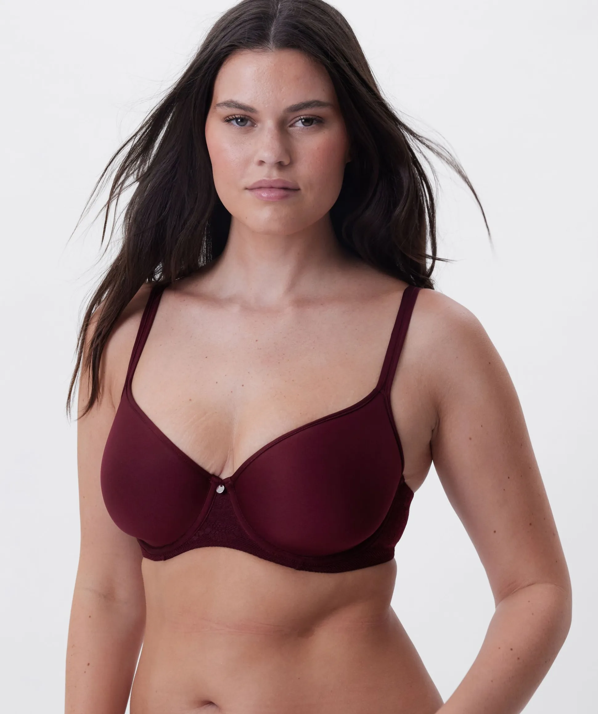 Pure Body Full Cup Bra - Berry