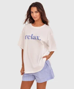 Relax Short Sleeve Tee - Ivory