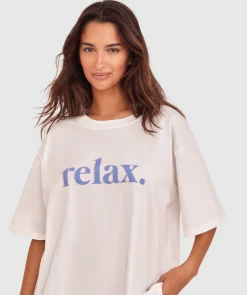 Relax Short Sleeve Tee - Ivory