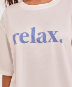 Relax Short Sleeve Tee - Ivory