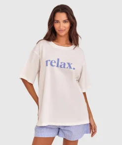 Relax Short Sleeve Tee - Ivory