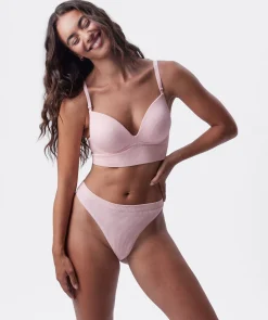 Rib Basics G String - Pink