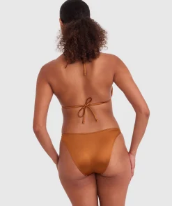 Ride It Cowgirl Brazilian Knicker Bikini Bottom - Brown