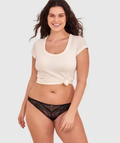 Rina Brazilian Knicker - Black