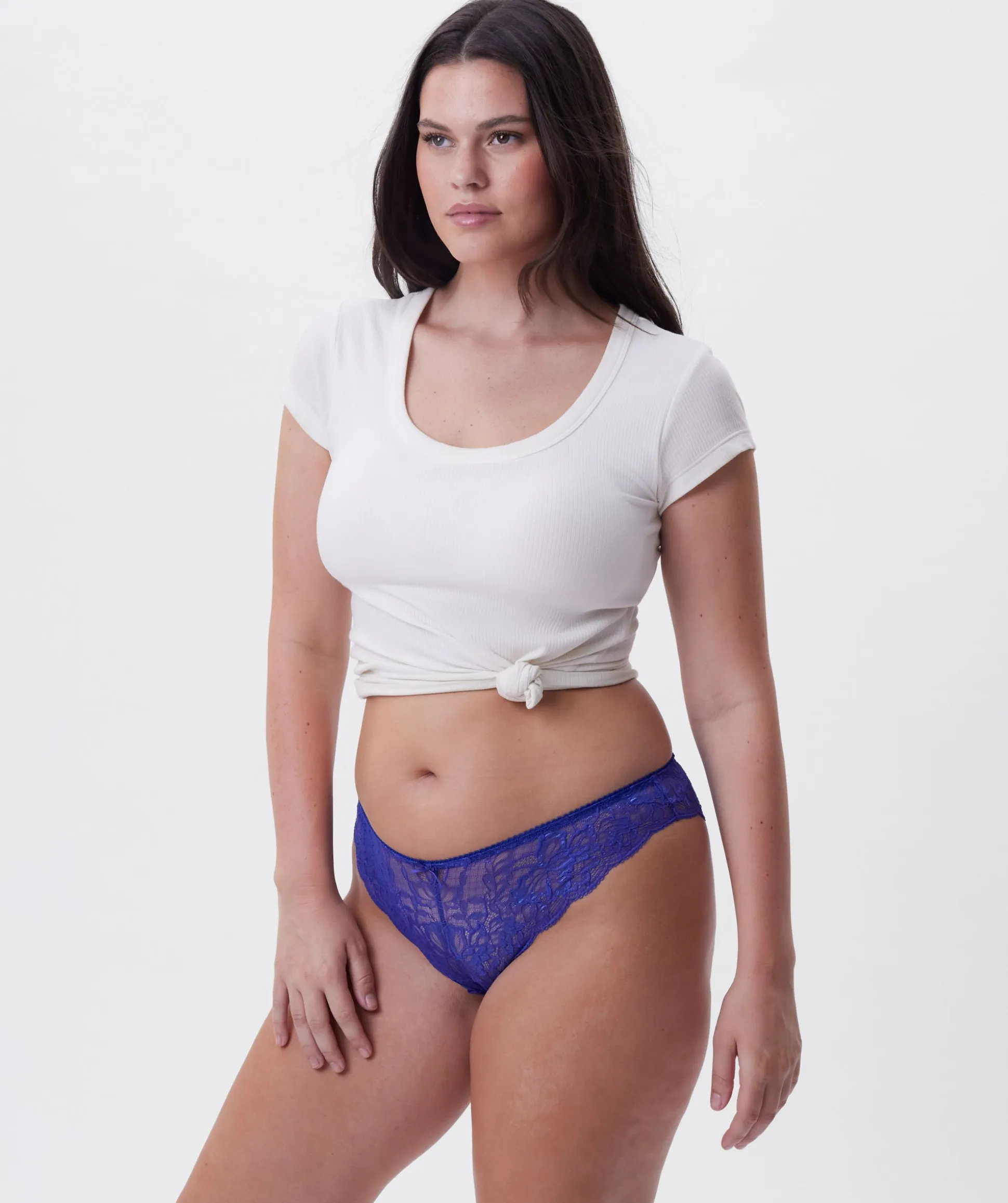 Romance Brazilian Knicker - Dark Blue