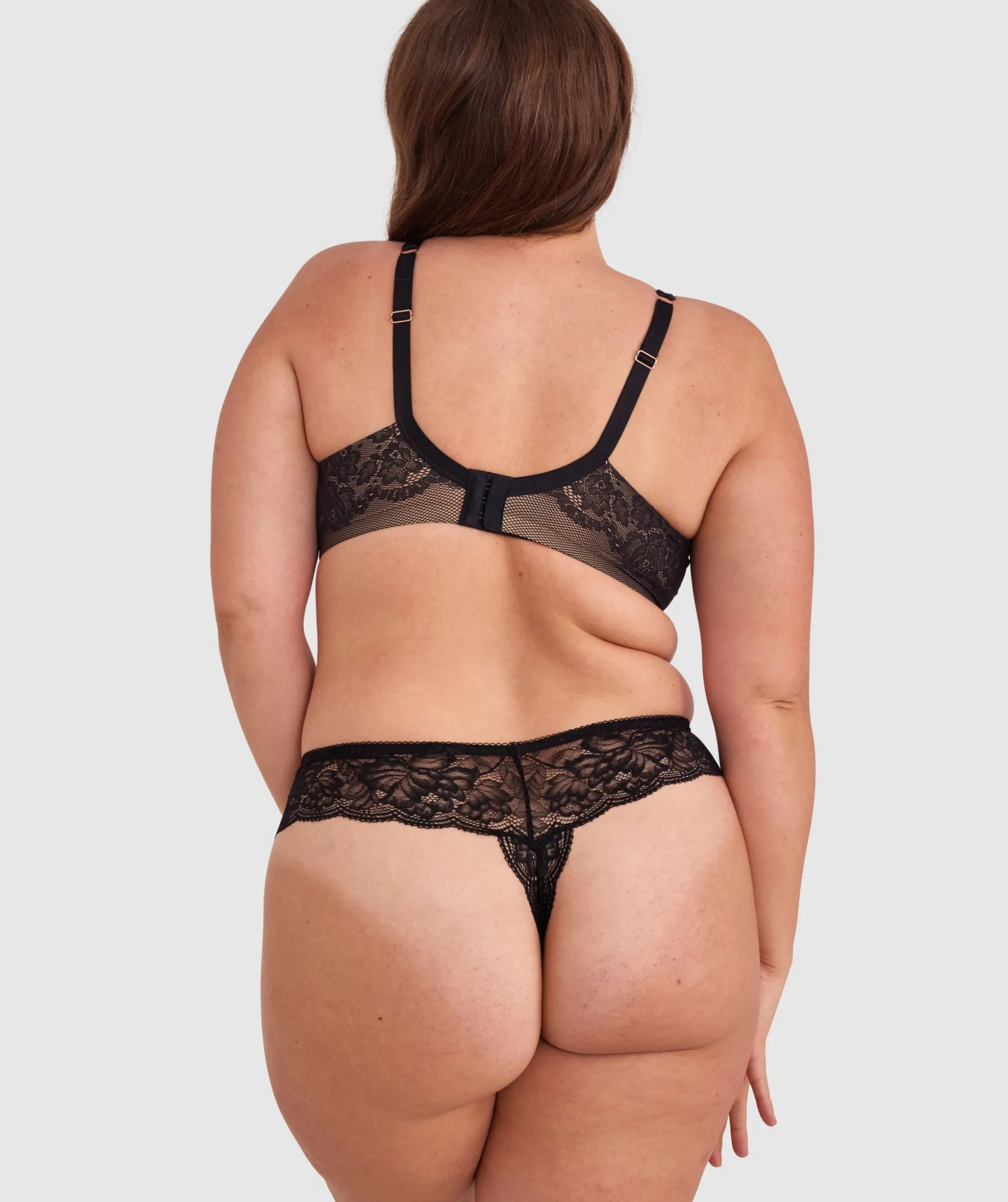 Romance V String Knicker - Black