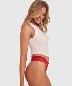 Romance V String Knicker - Red