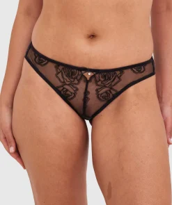 Rosalie Brazilian Knicker - Black