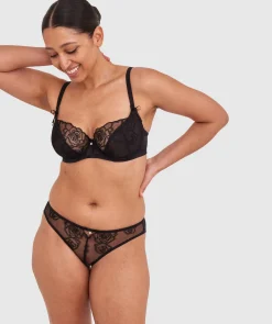 Rosalie Brazilian Knicker - Black