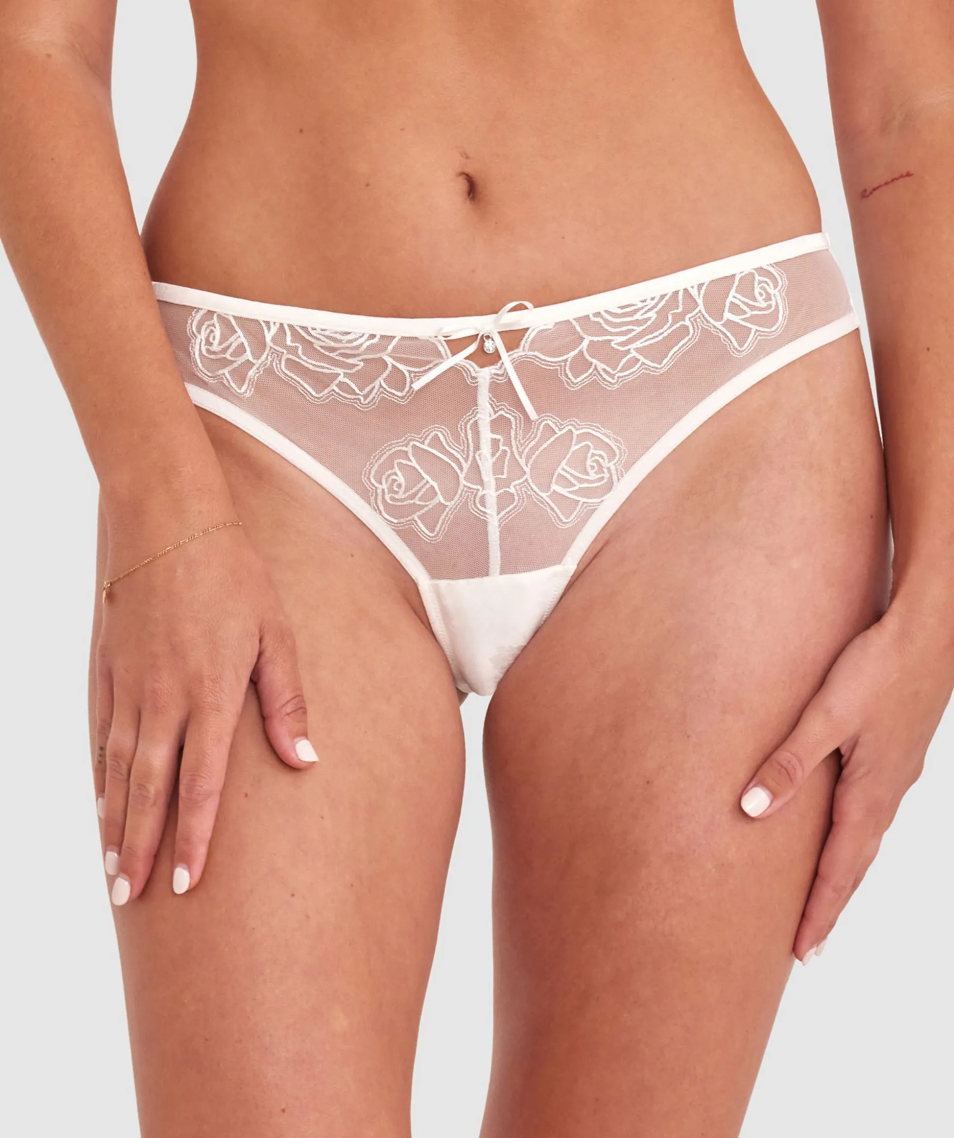 Rosalie Brazilian Knicker - Ivory