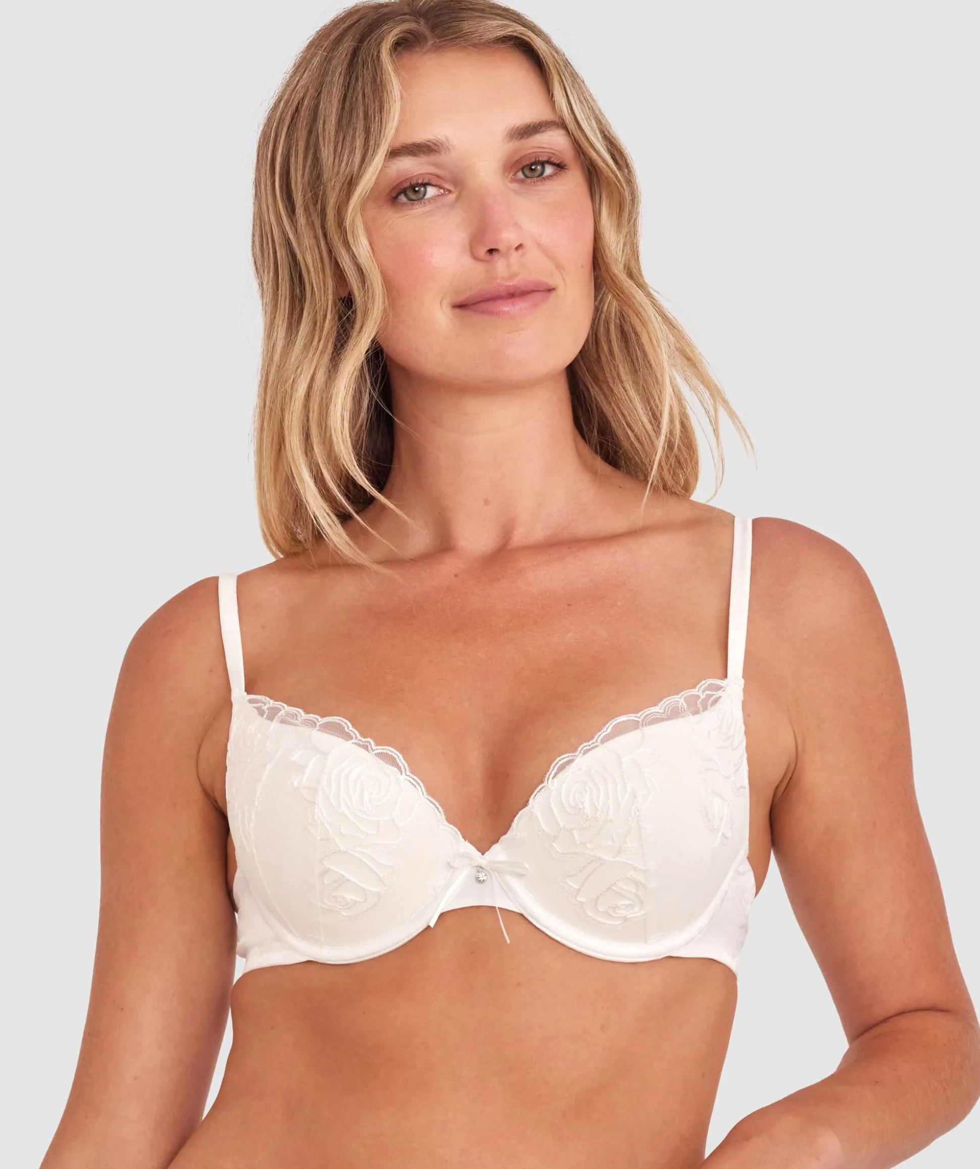 Rosalie Push Up Bra - Ivory