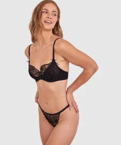 Rosalie Unlined Bra - Black